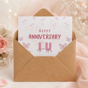 Butterfly Love Anniversary Card