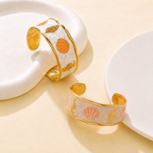 Coral Shell Cuff