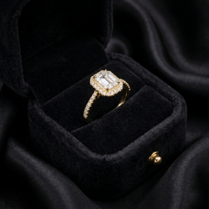 Emerald Spark Ring