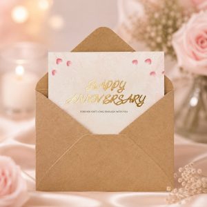 Rose Love Anniversary Card