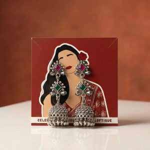 Zenvira Gem Jhumka