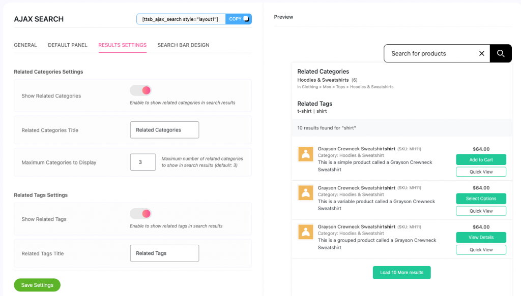 WooCommerce AJAX Search Optimization